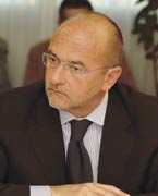 Il presidente della Regione Sardegna, Ugo Cappellacci