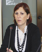 L'assessore regionale dell'Industria, Alessandra Zedda