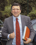 Il presidente della Commissione europea Barroso